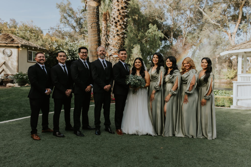 Bridal Party Photos after First Look